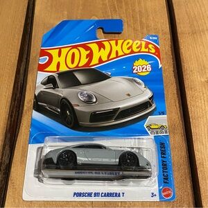 2026 Hot Wheels PORSCHE 911 CARRERA T HW Factory Fresh 1/10 New Toy Car Grey